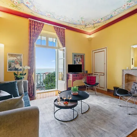 Le Coq Tersling - Residential Parking - Ac - Sea View Apartment Menton